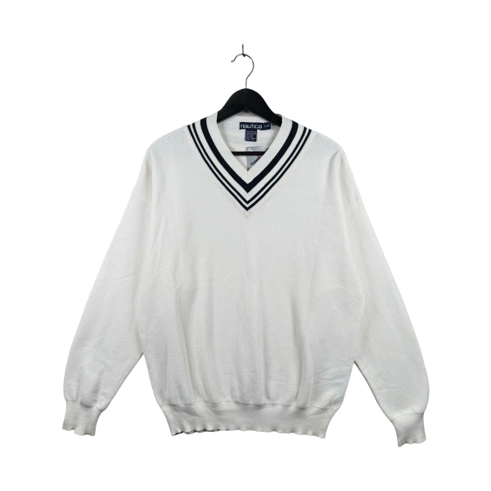 Vintage Nautica V-Neck Pullover Crewneck