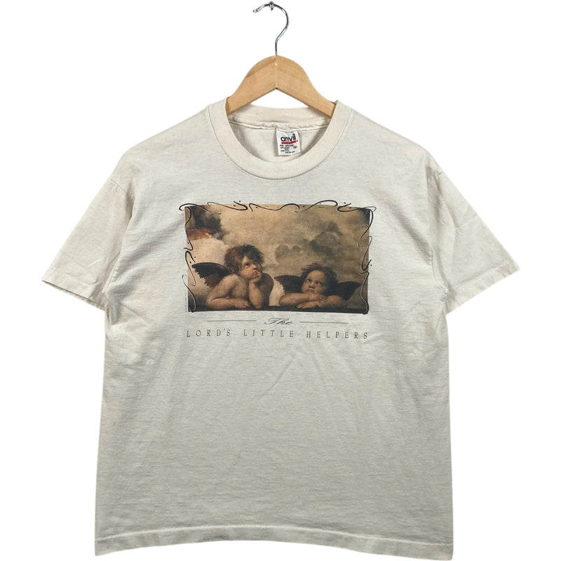 Vintage The Lord's Little Helpers Two Cherubs Art Tee