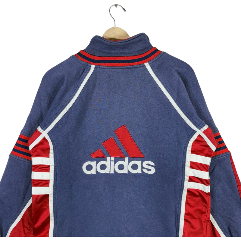Vintage Adidas Striped Full Zip Track Jacket