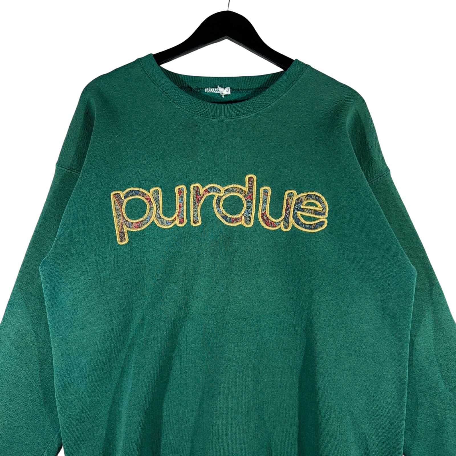 Vintage Purdue University Spellout Crewneck