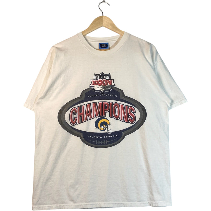 Vintage SuperBowl XXXIV Champions Atlanta Georgia 2000 Tee