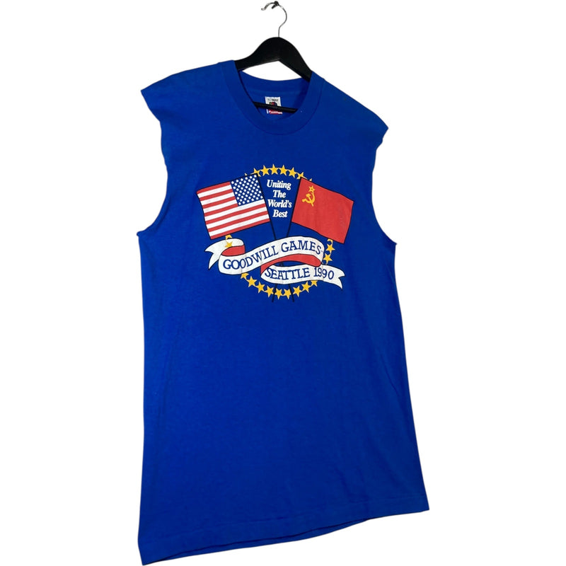 Vintage Goodwill Games Seattle 1990 Muscle Sleeve Tank Top