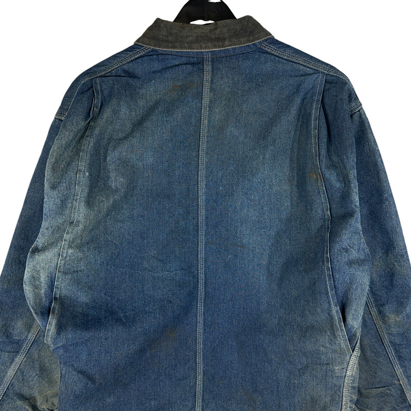 Vintage Carhartt Denim Chore Coat