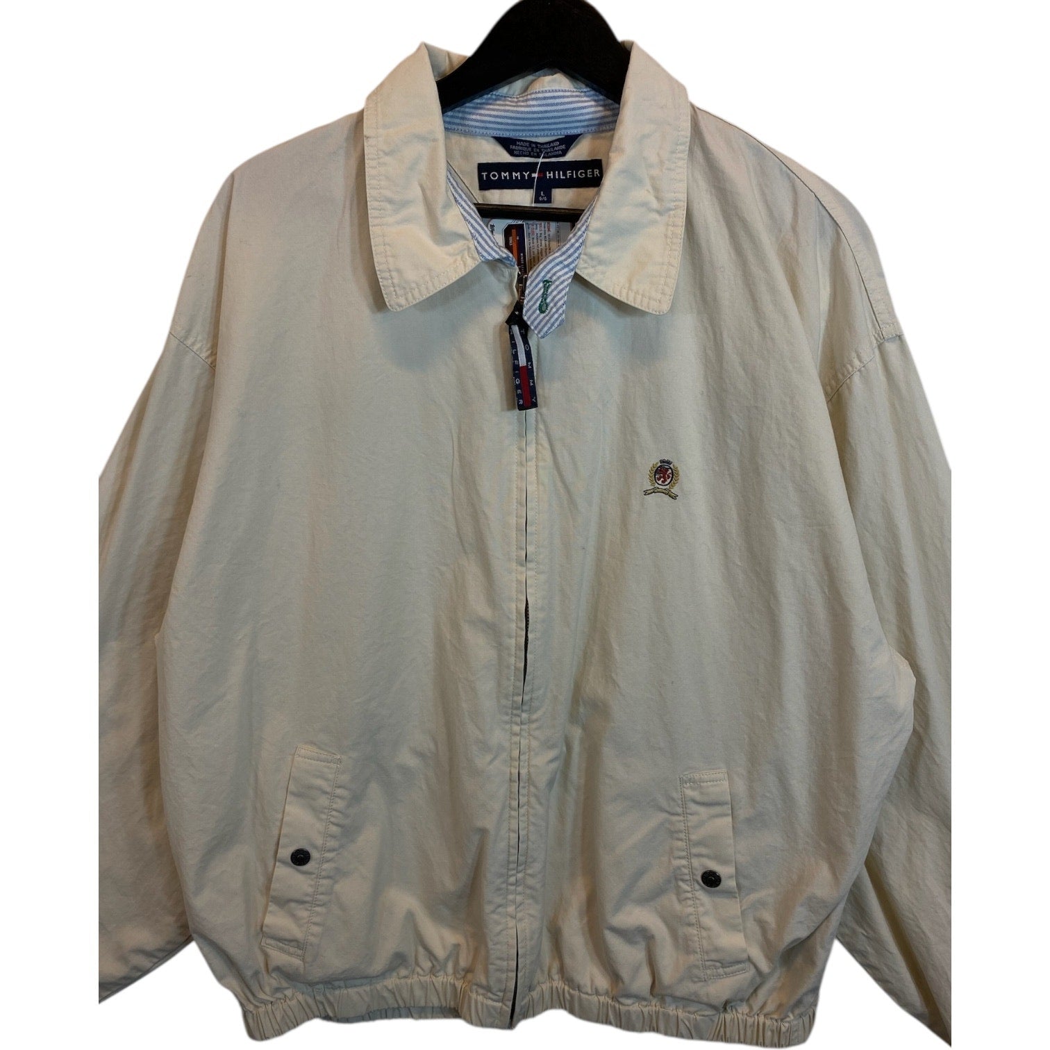 Vintage Tommy Hilfiger Full Zip Bomber Jacket