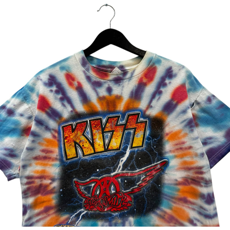 Vintage KISS Aerosmith One Stage One Night Tour Tee