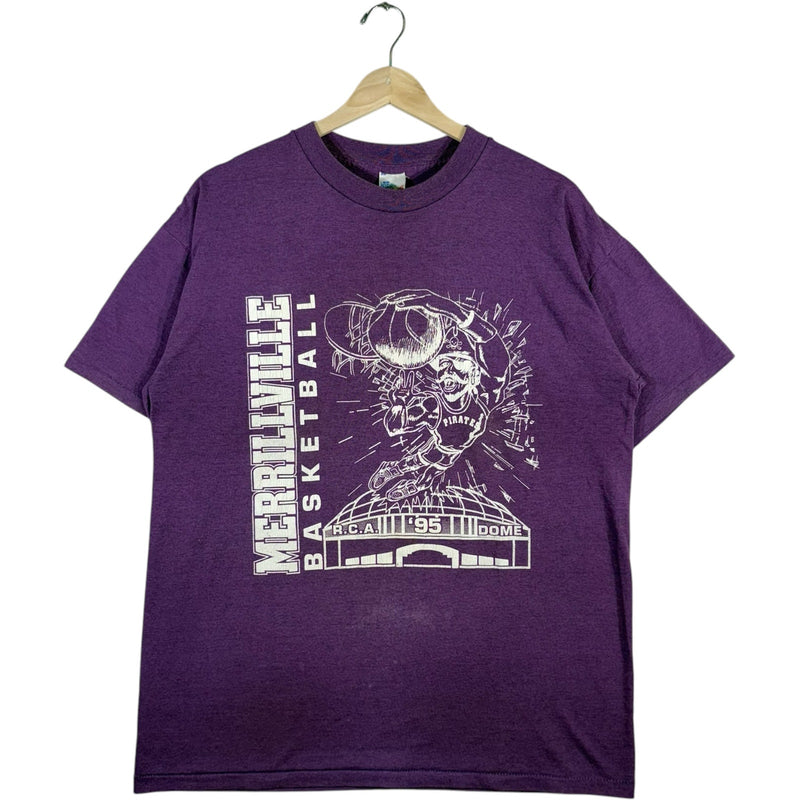 Vintage Merrillville Pirates Final Four Basketball Tee