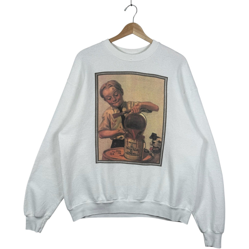 Vintage Moore's Paint Can Art Crewneck
