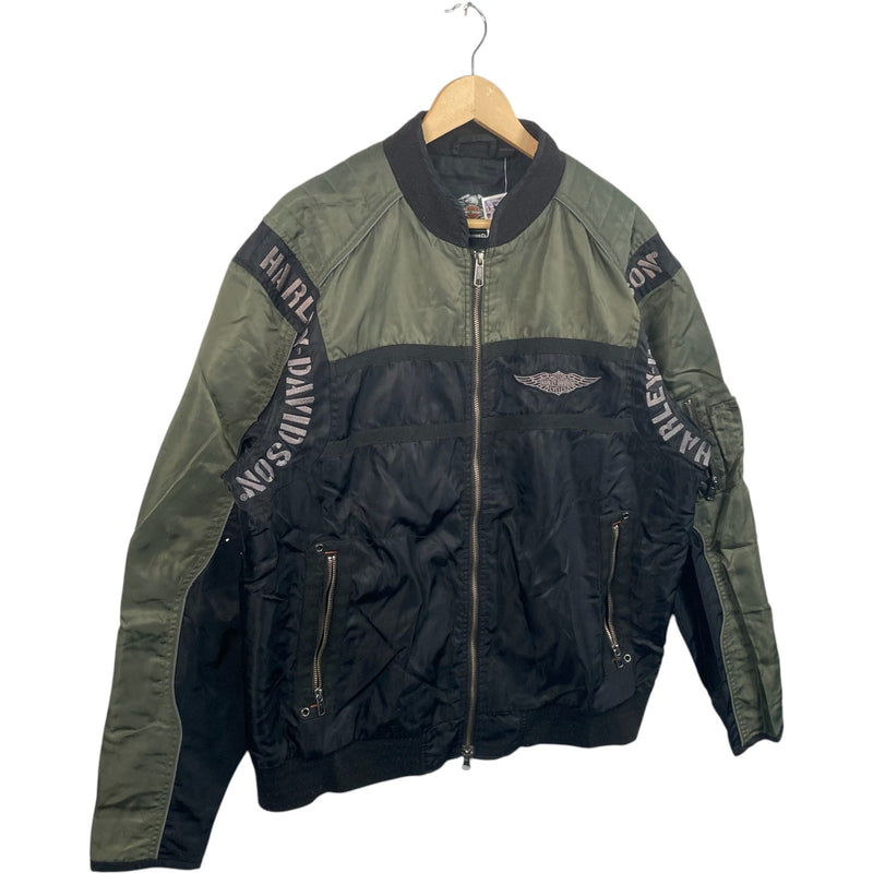 Vintage Harley Davidson Bomber Jacket