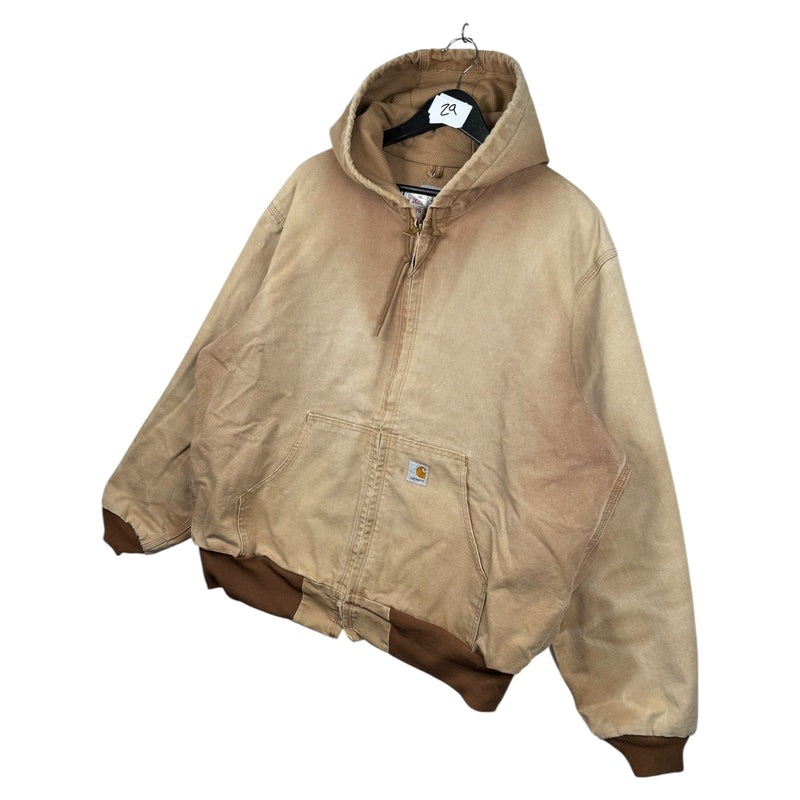 Vintage Carhartt Insulated Active Full Zip Hoodie