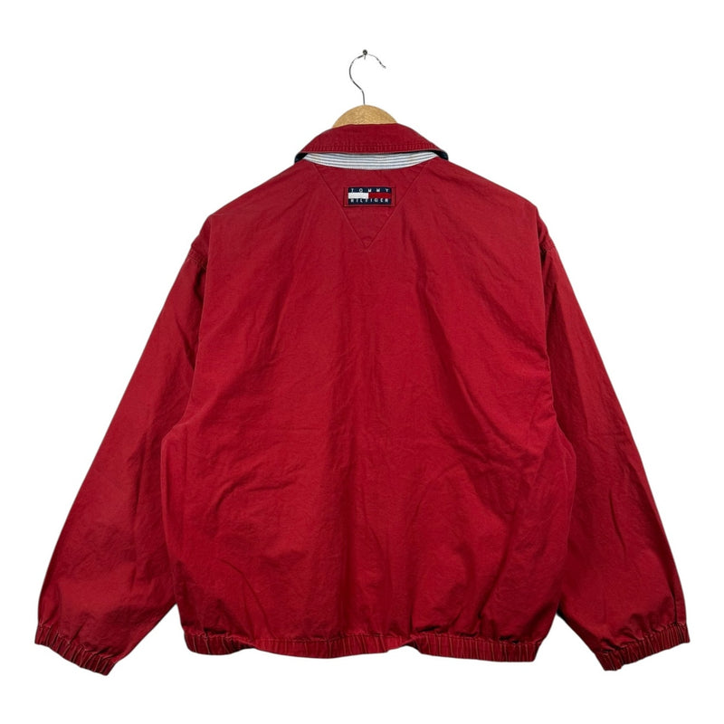 Vintage Tommy Hilfiger Collared Full Zip Bomber Jacket