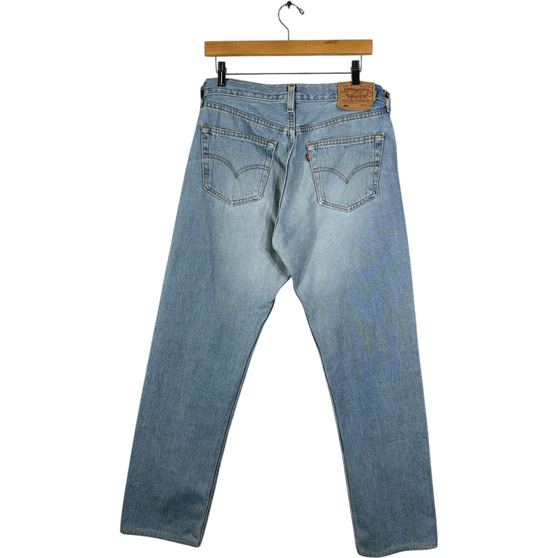 Vintage Levi's 501 Light Wash Straight Leg Jeans