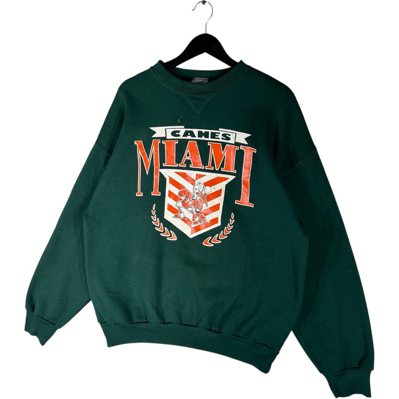 Vintage University of Miami Hurricanes Spellout Crewneck