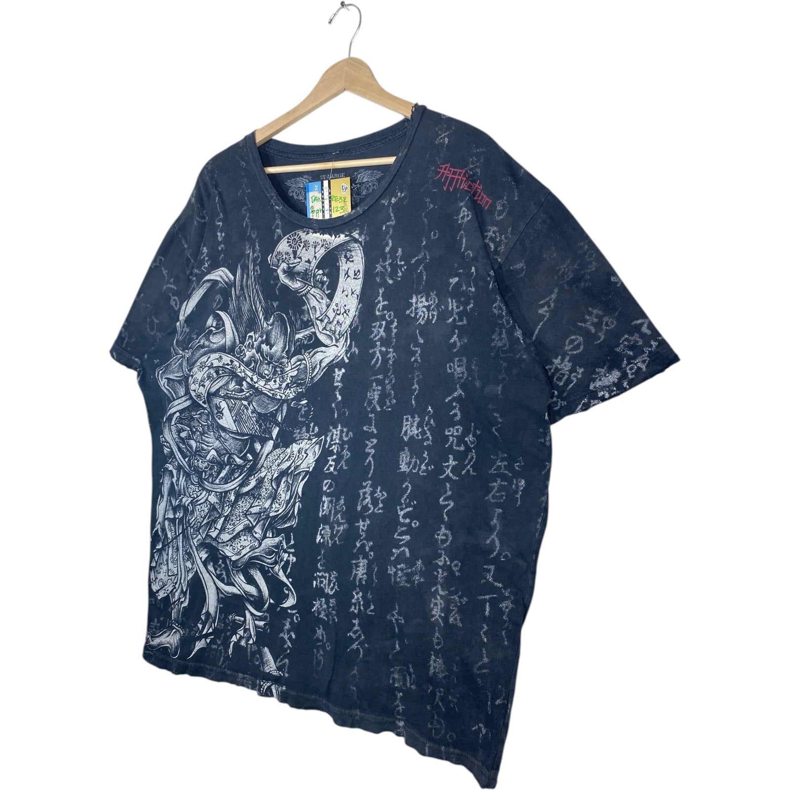 Vintage Affliction Samurai Japanese Graphic T-Shirt