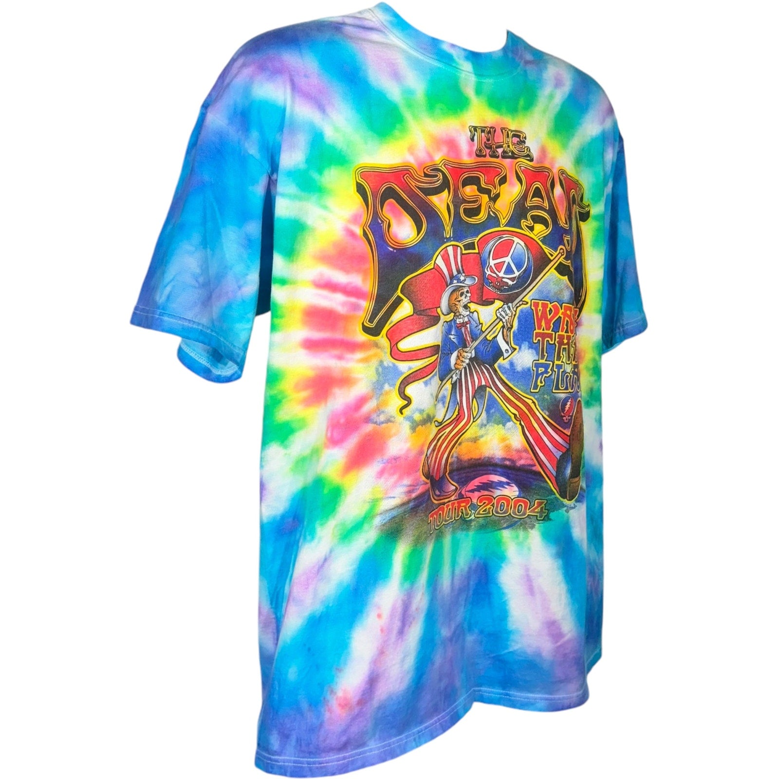 Vintage Grateful Dead  "Wave That Flag" Tie Dye Tour Tee