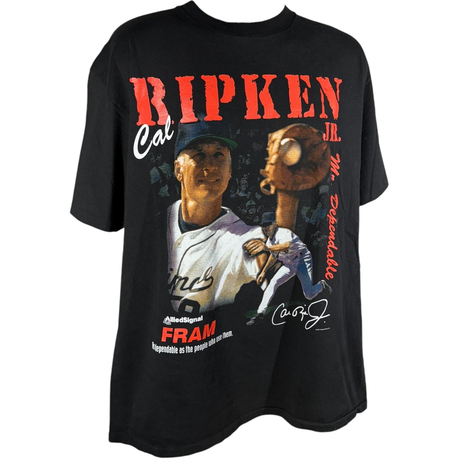 Vintage Cal Ripken Jr "Mr.Dependable" MLB Player Tee 90s