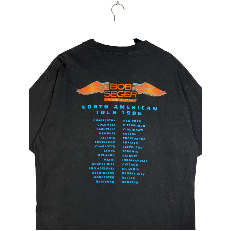 Vintage Bob Seger Motocycle North American Tour T-Shirt 1996