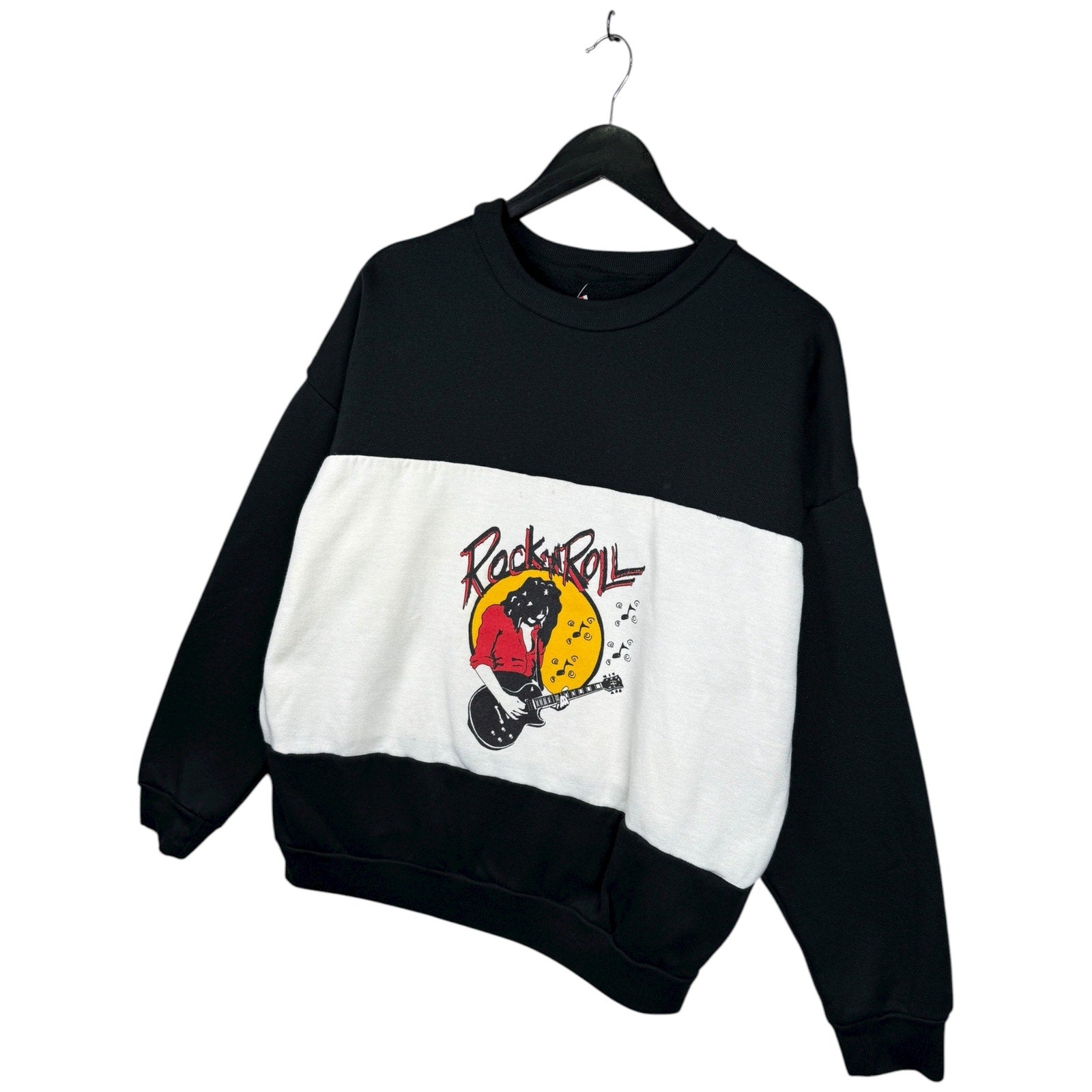 Vintage Rock n Roll Guitarist Graphic Crewneck