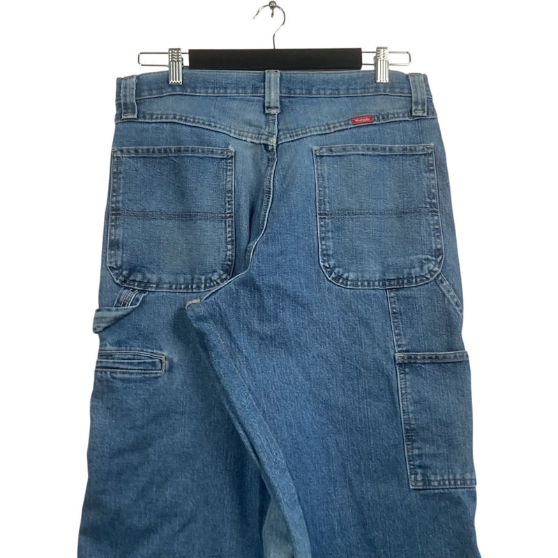Vintage Cut & Sew Wrangler Denim Carpenter Pants 32 x 32