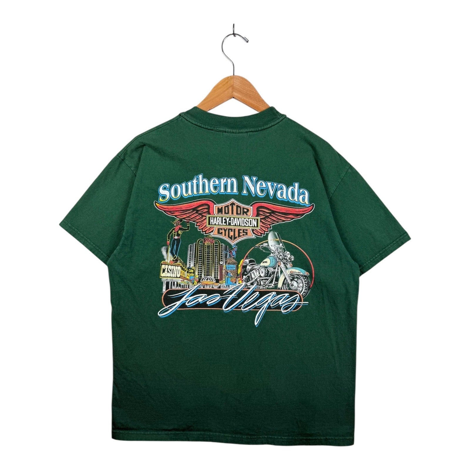 Vintage Harley Davidson Las Vegas Graphic T-Shirt