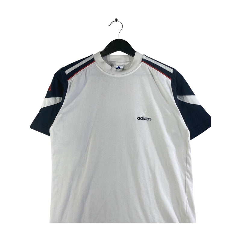 Vintage Adidas 3-Stripes Colorblock T-Shirt