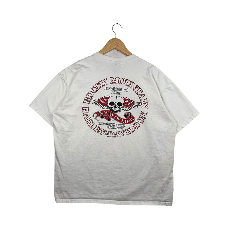 Vintage Harley Davidson Rocky Mountain Colorado T-Shirt