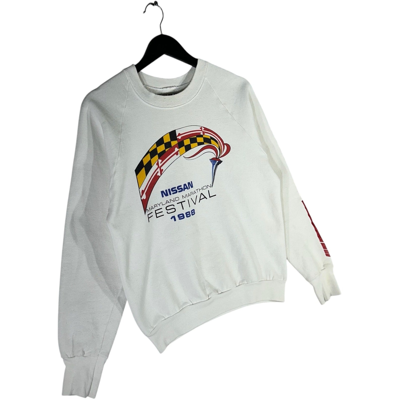 Vintage Nissan Maryland Marathon Festival Crewneck 80s