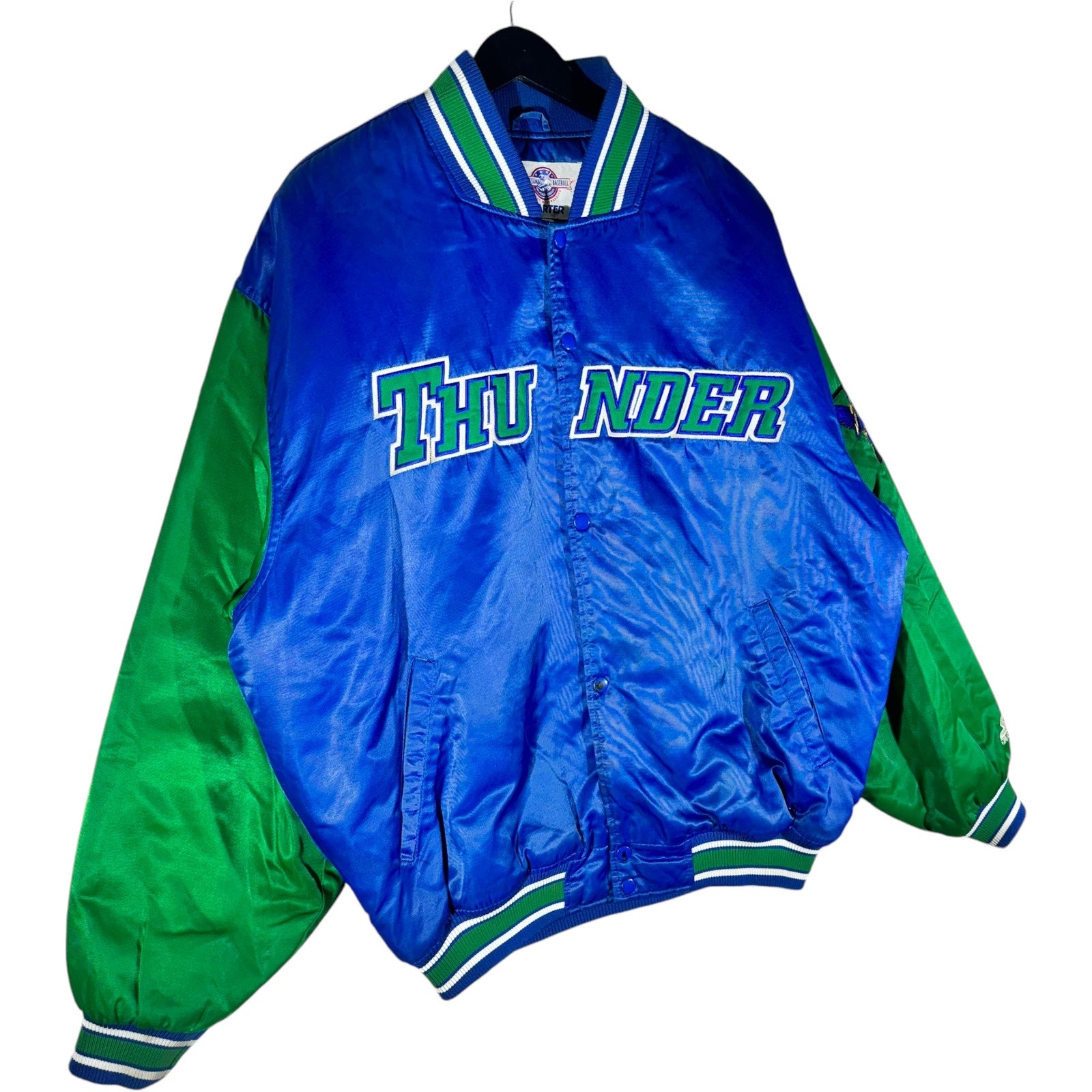 Vintage Trenton Thunder Starter Bomber Jacket