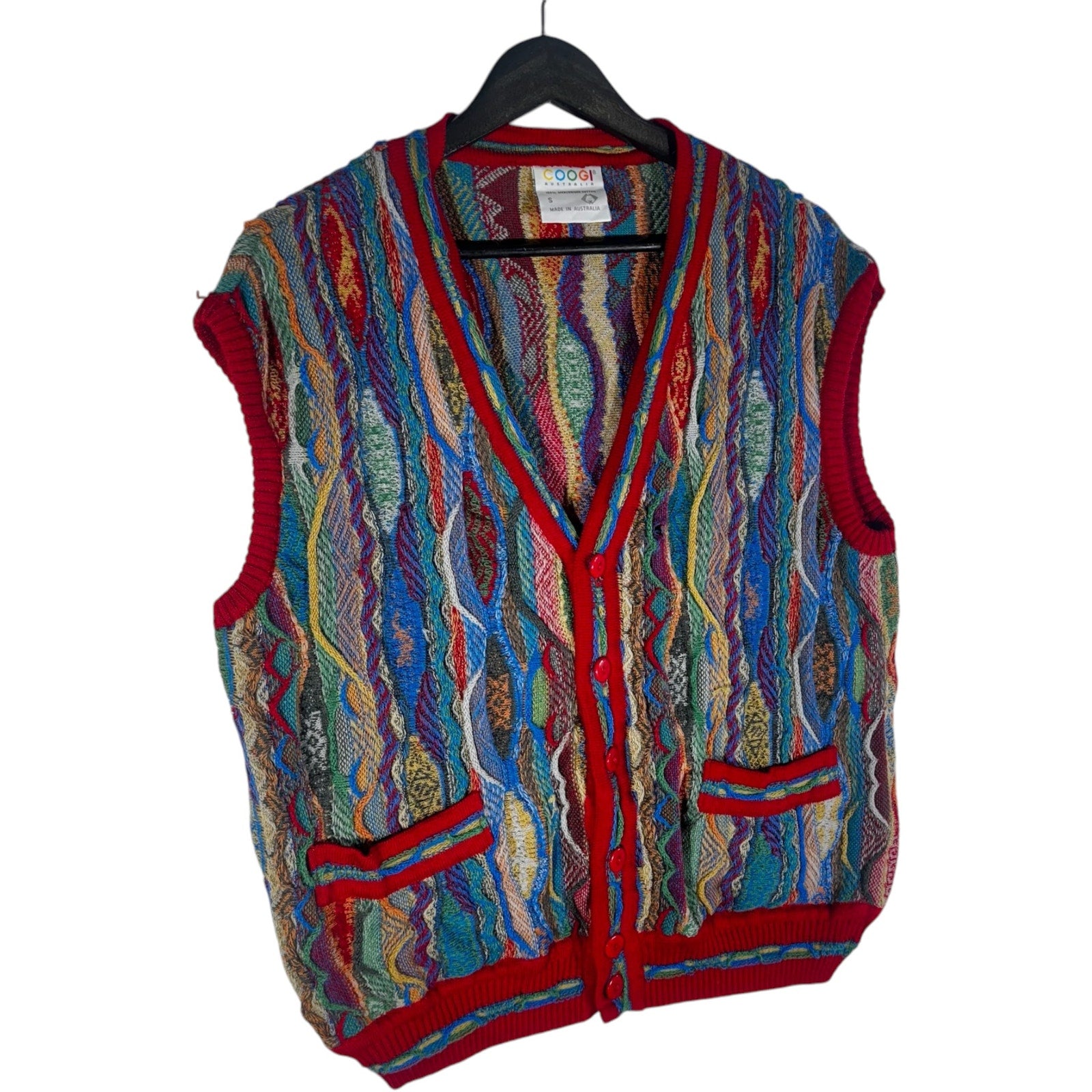 Vintage Coogi 3D Knit Sweater Vest