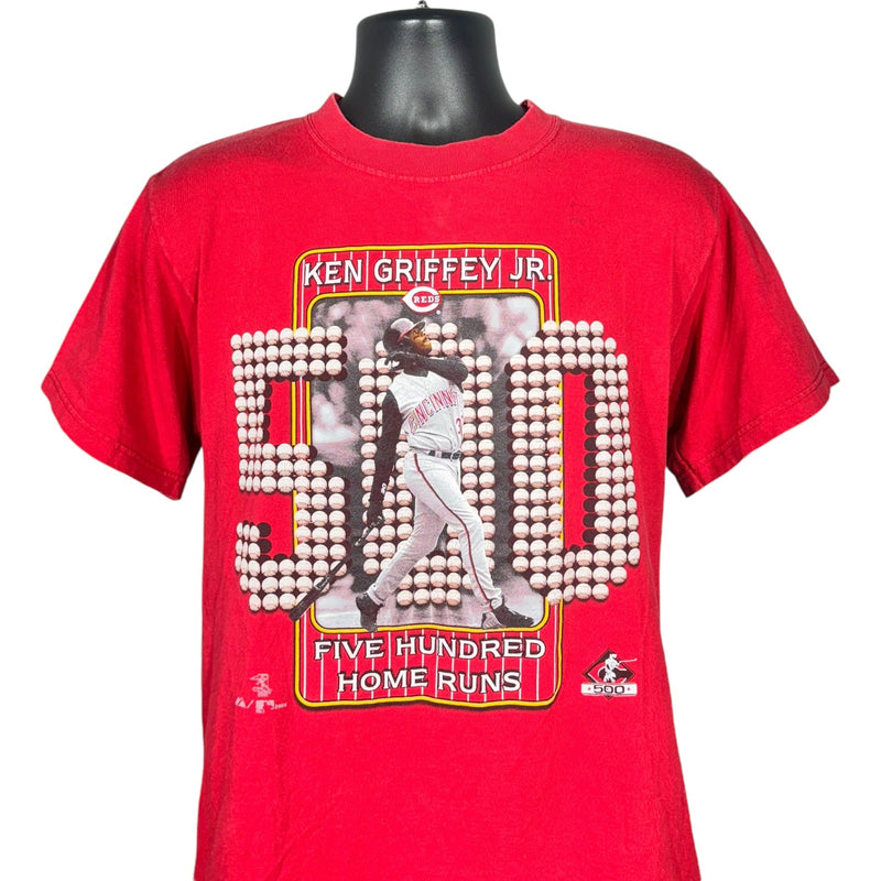 Vintage Majestic Cincinnati Reds Ken Griffey Jr 500 Home Runs Tee