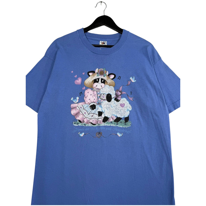 Vintage "Friends Are Tied Together With Heartstrings" T-Shirt