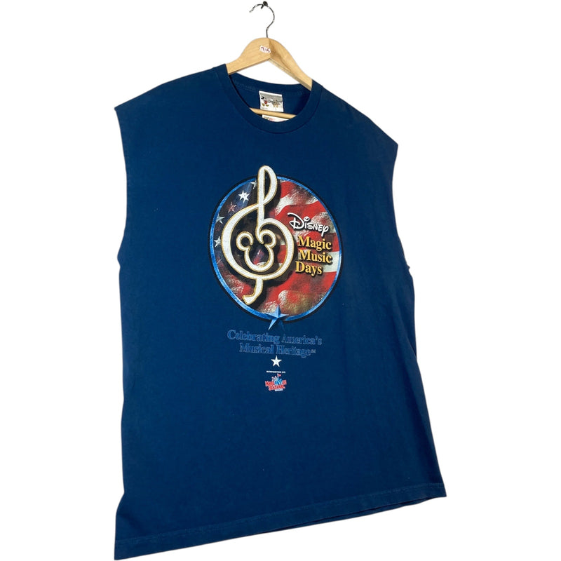 Vintage Disney Magic Music Days Muscle Sleeve T-Shirt