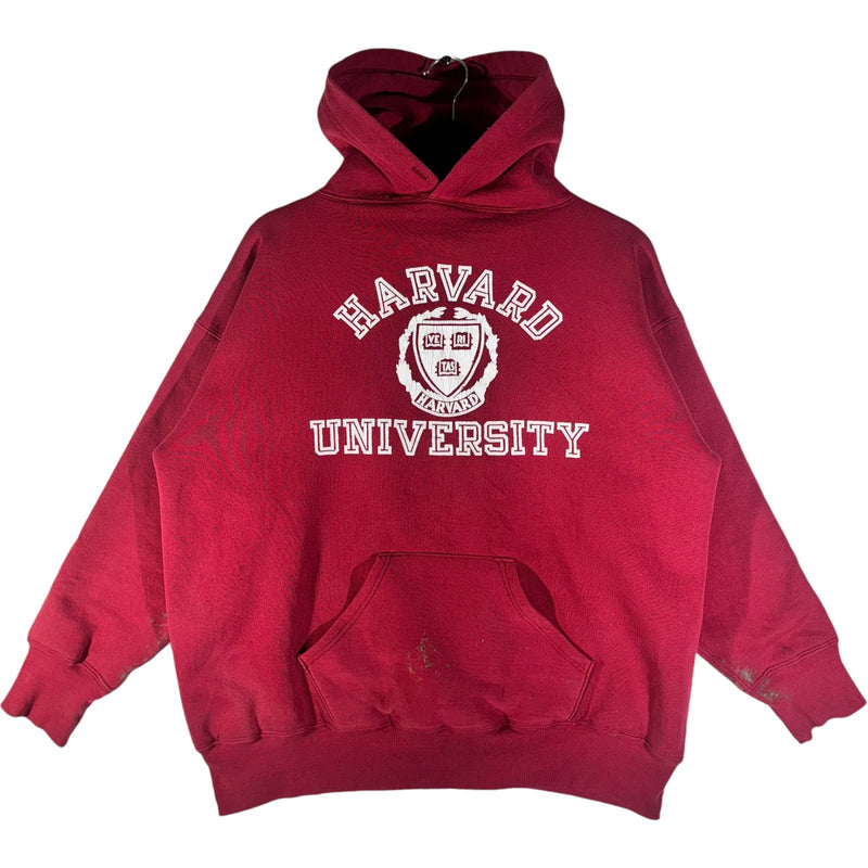 Vintage Russell Double Faced Harvard University Hoodie 80s