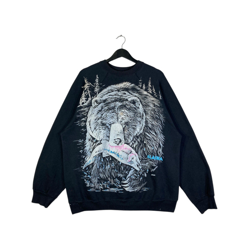 Vintage Tultex Alaska Bear Pullover Crewneck