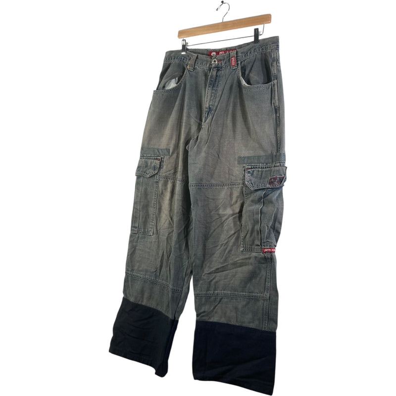 Vintage NCO Crown Embroidered Baggy Cargo Pants 34