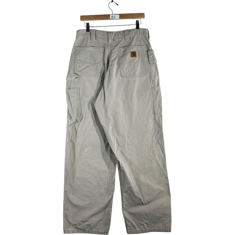 Vintage Carhartt Loose Fit Utility Work Pants 42x32