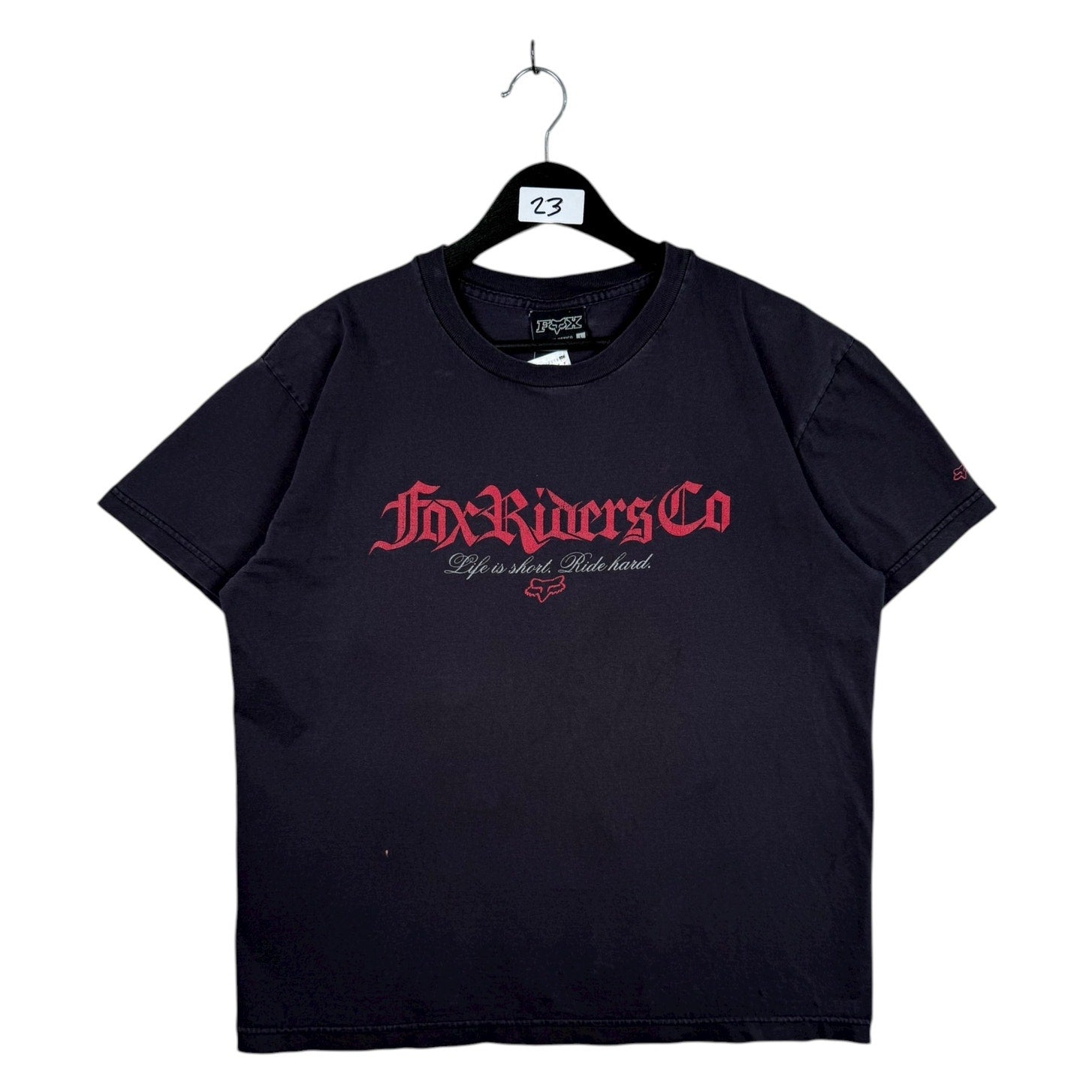 Vintage Fox Riders Co Life Is Short T-Shirt