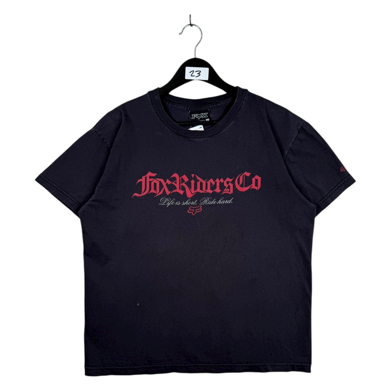 Vintage Fox Riders Co Life Is Short T-Shirt