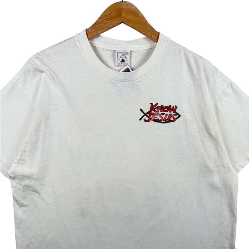 Vintage Vintage Know Jesus Christian T-Shirt