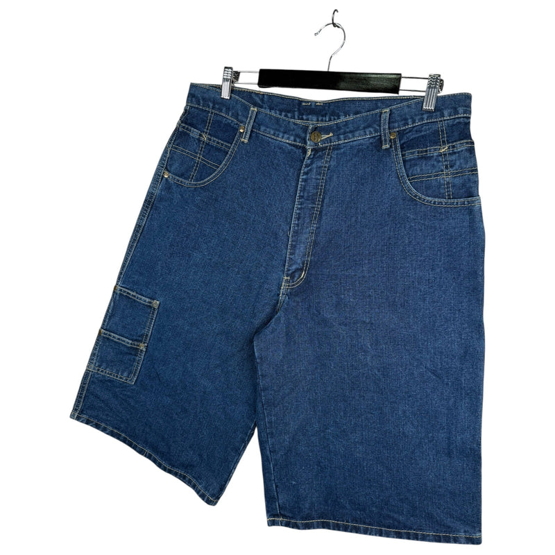 Vintage Urban Workwear Carpenter Denim Shorts 36