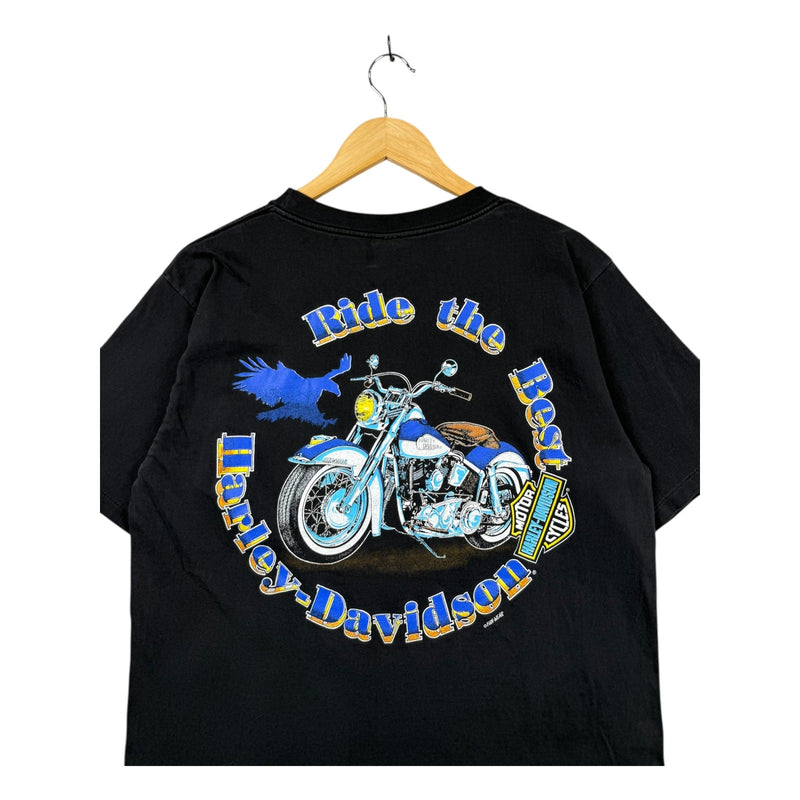 Vintage Harley Davidson Ride The Best Pocket T-Shirt