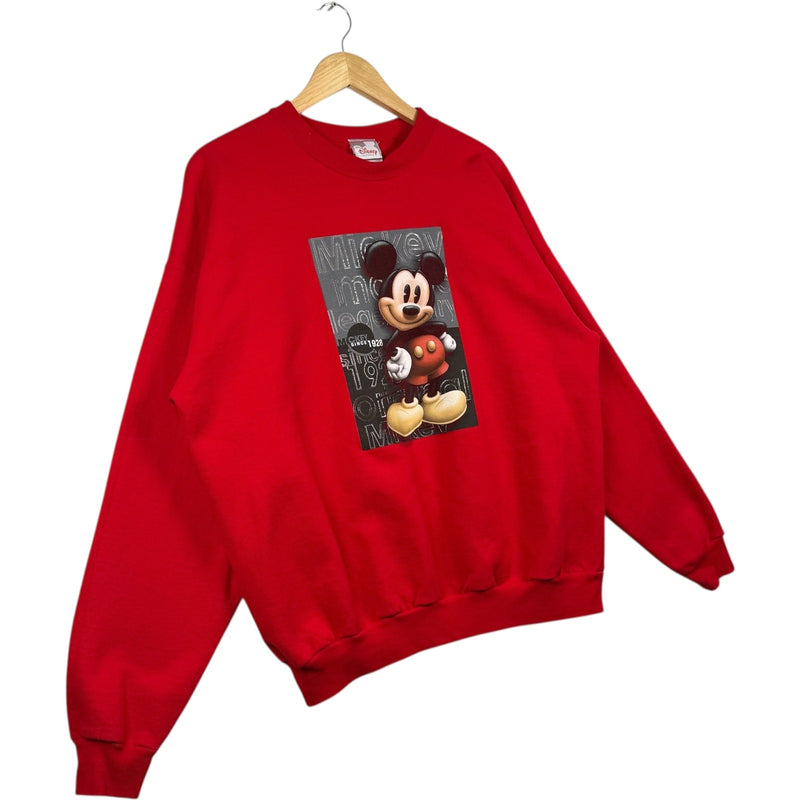 Vintage Disney Mickey Mouse Box Logo Crewneck