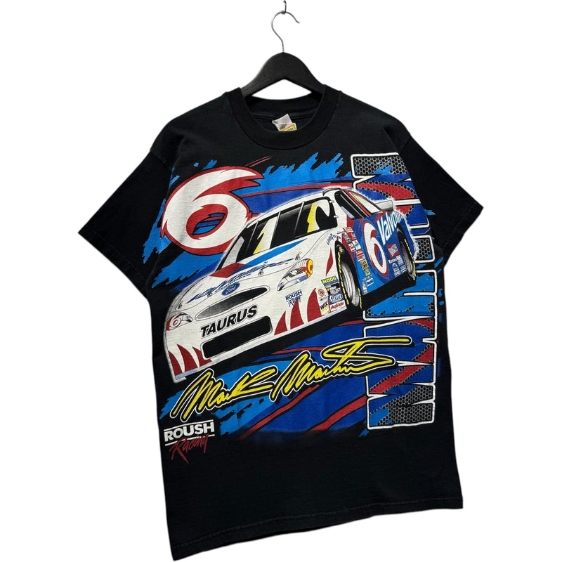Vintage Mark Martin #6 Roush Taurus AOP NASCAR Tee