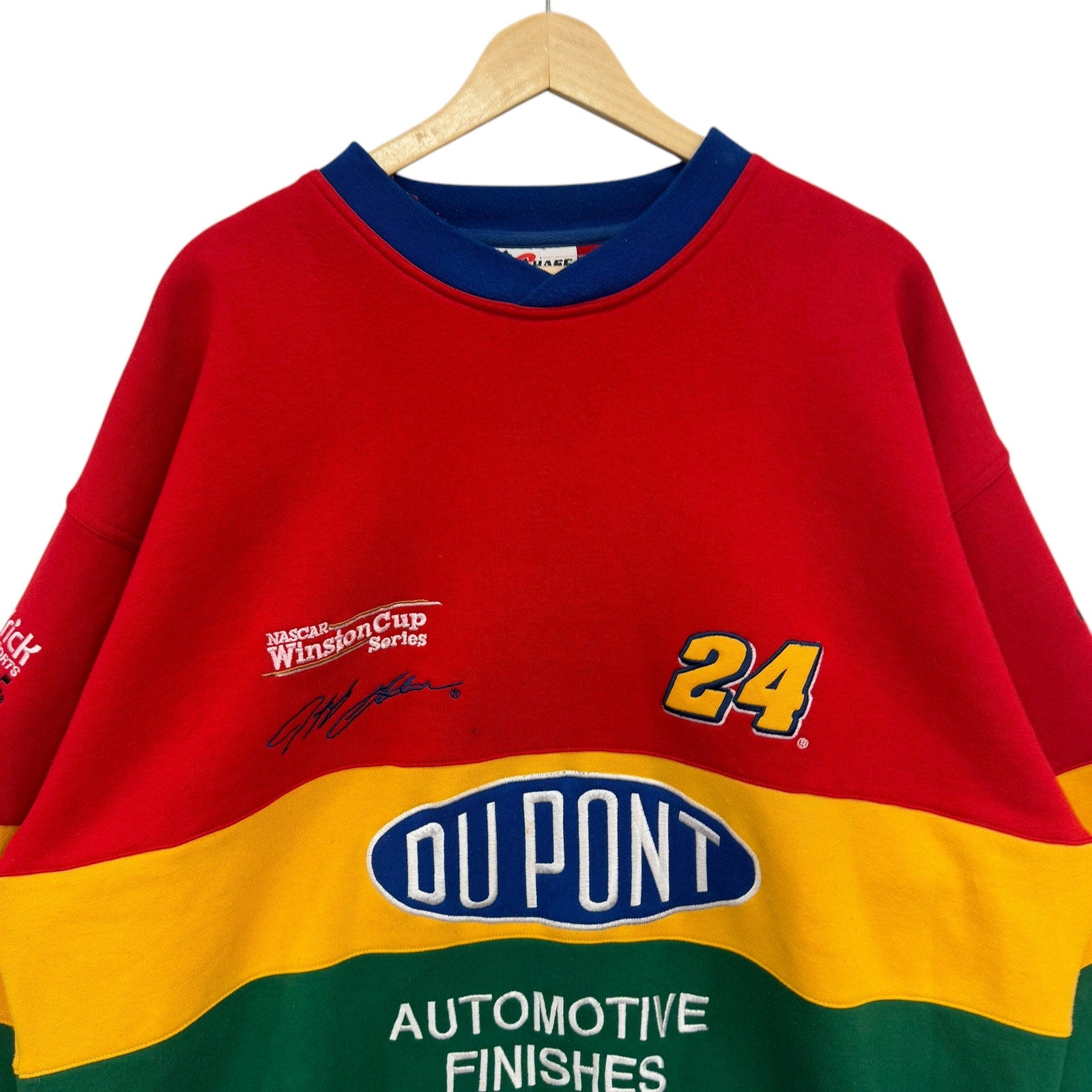 Vintage Chase Authentics Dupont NASCAR Racing Crewneck