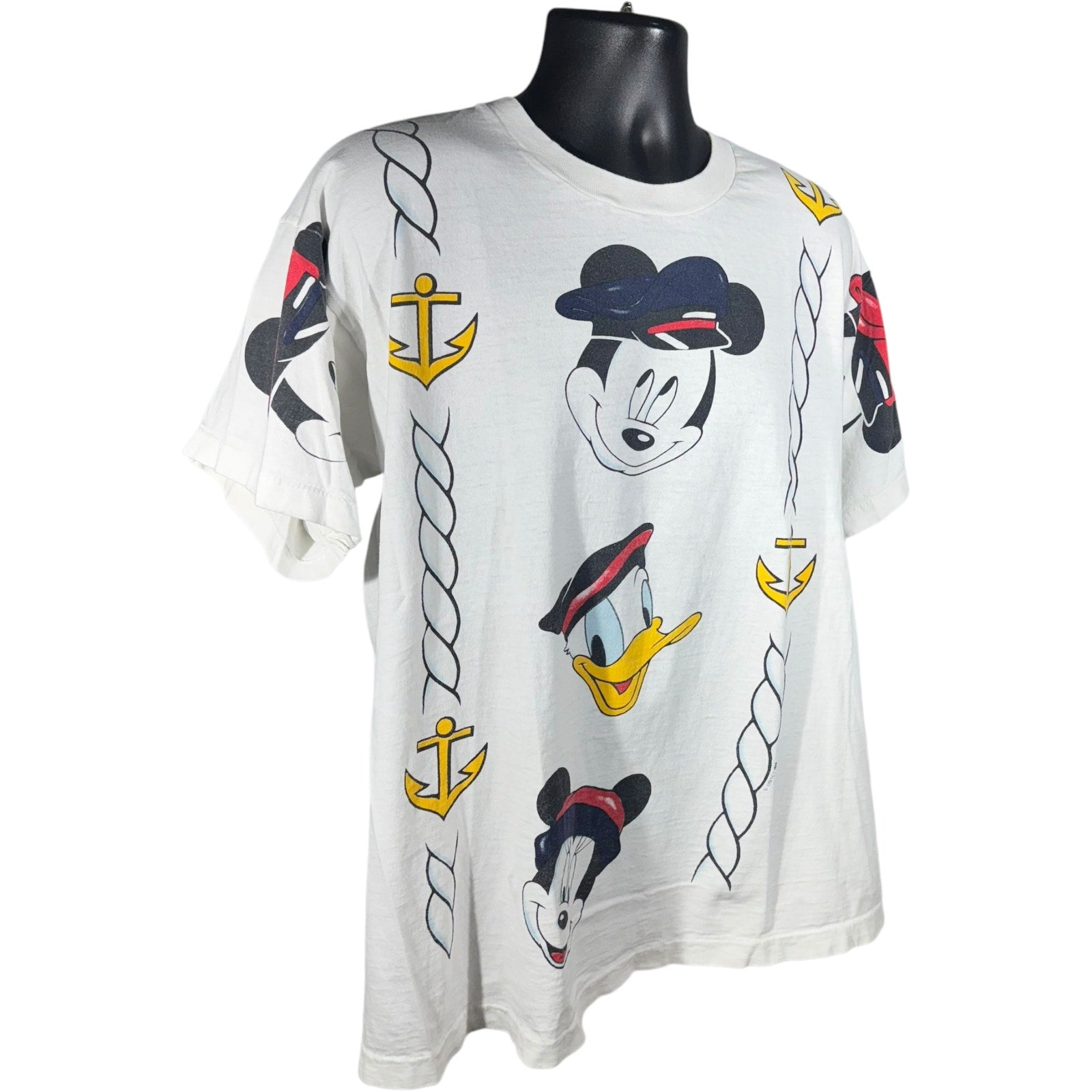 Vintage Disney Mickey Mouse And Friends Nautical Tee