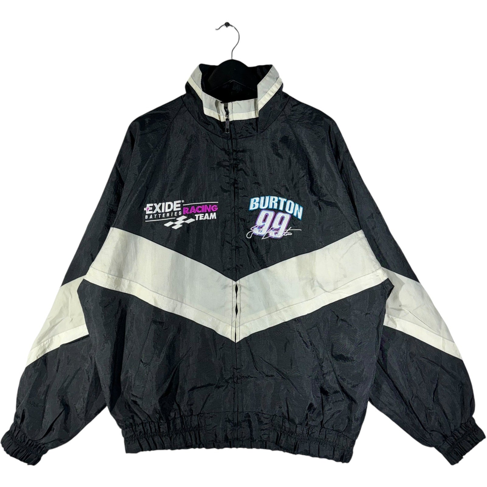 Vintage Track Gear Burton Racing Windbreaker