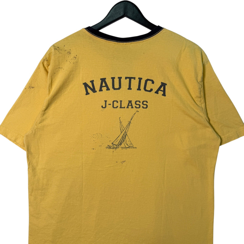 Vintage Nautica Sailboat Pocket Tee