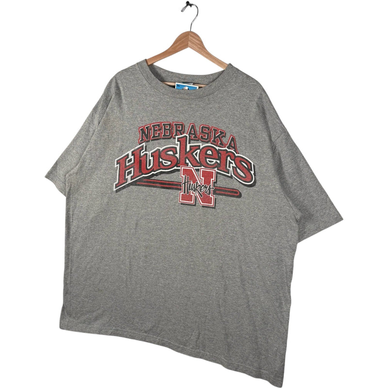 Vintage University Of Nebraska Huskers Spellout Tee 90s