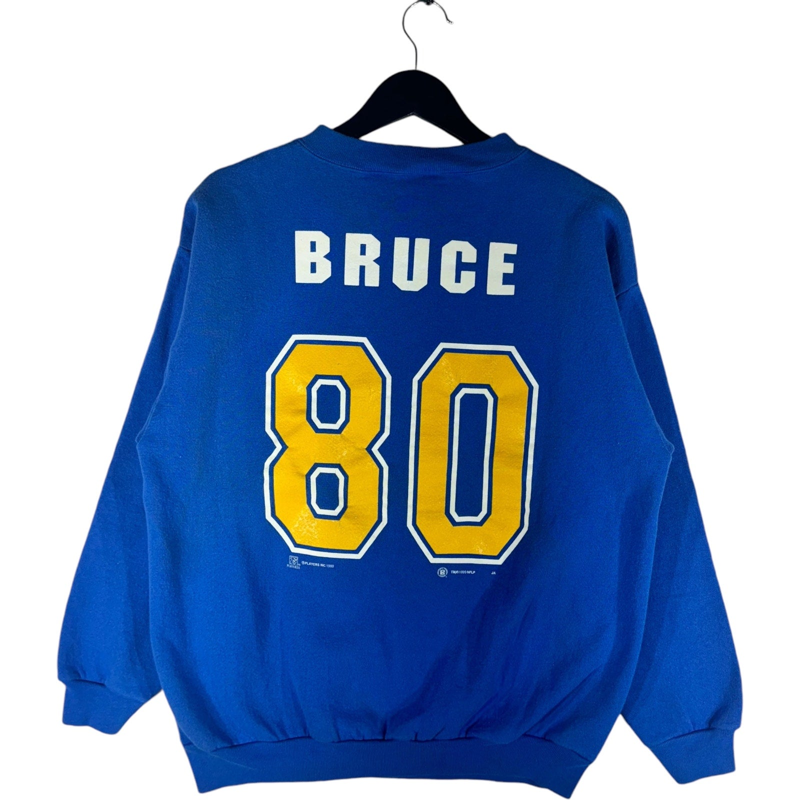 Vintage NFL St. Louis Rams Issac Bruce 80 Crewneck