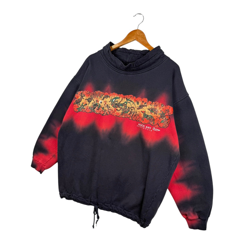 Vintage Rock Art In Churinga Australia Ombre Sweatshirt