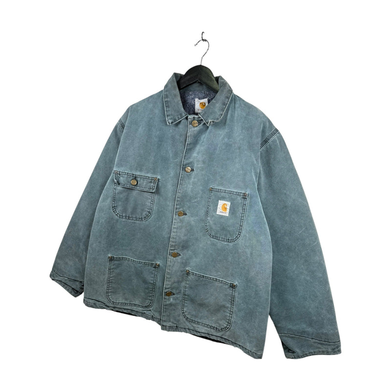 Vintage Carhartt Button Down Workwear Jacket